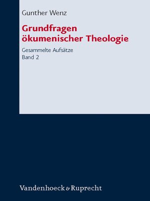 cover image of Grundfragen ökumenischer Theologie